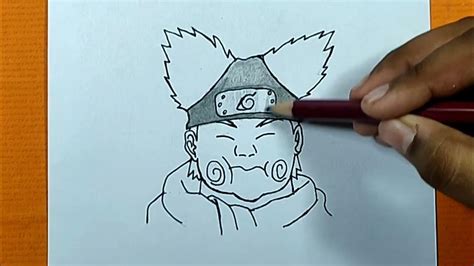 How To Draw Choji Akimichi From Naruto Step By Step School Bag