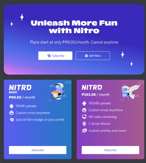 Discord Nitro Basic Priced In The Philippines Yugatech Philippines