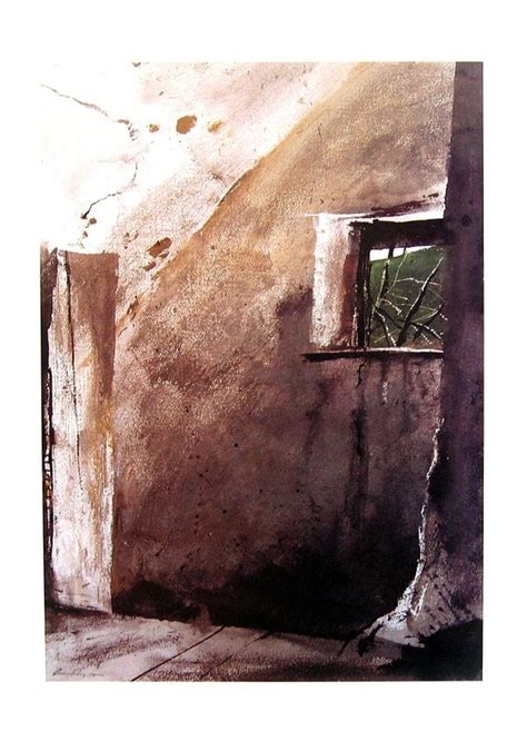 Andrew Wyeth Art Attic Window 1992 Vintage Reproduction