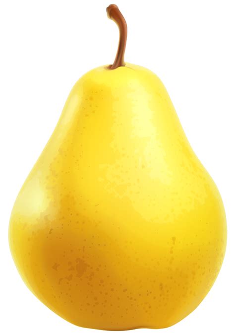 Yellow Pear Fruit Png Png Play