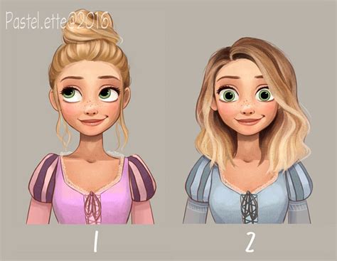 this artist gives disney princesses a hairdo makeover makes them look like modern day girls