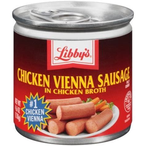 Libbys Vienna Sausage In Chicken Broth 46 Oz Can