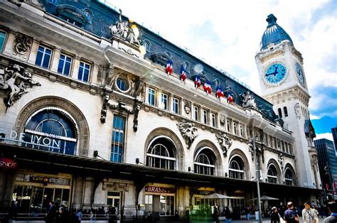 Gare De Lyon Train Station Paris France Train Station Paris Ferry