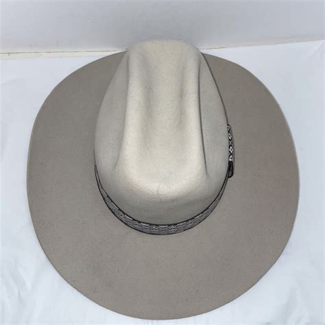 Stetson 5x Beaver Cream Western Rancher Cowboy Hat Size 6 78 With