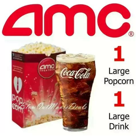 Amc Movie Theater Large Drink And Large Popcorn Deals