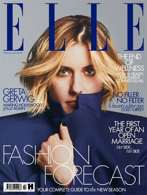 Greta Gerwig Elle Magazine Uk February 2020 Issue Celebmafia