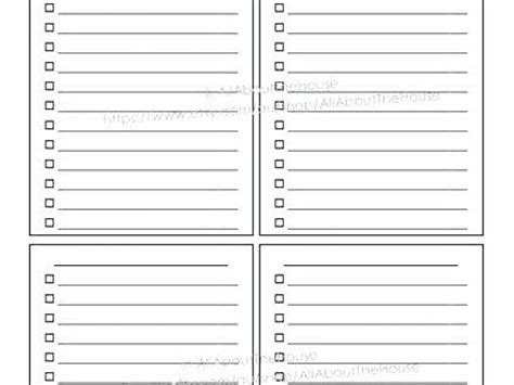 Printable To Do List Templates Throughout Blank Checklist Template Pdf