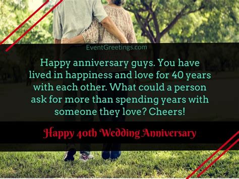 35 Best Happy 40th Wedding Anniversary Quotes And Wishes