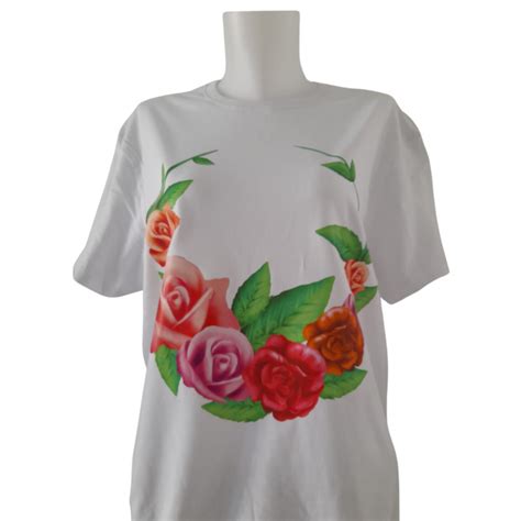 Camiseta Con Rosas