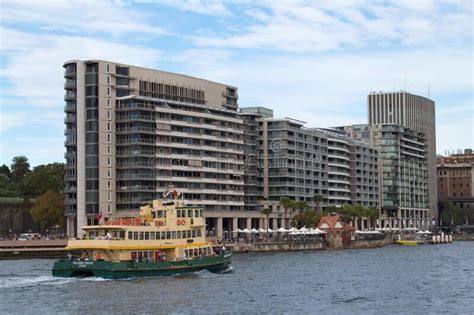 Sydney Waterfront And Ferry Editorial Image Image Of Landmarks Urban