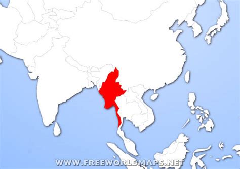 Where Is Myanmar Located On The World Map
