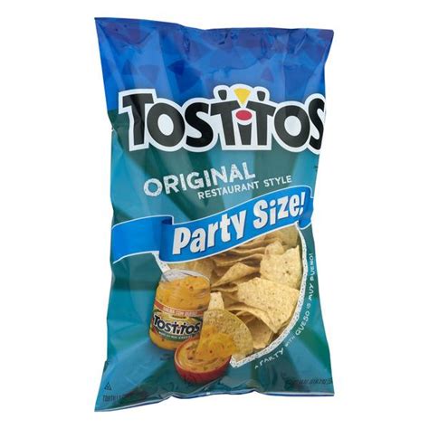 tostitos original restaurant style tortilla chips party size hy vee