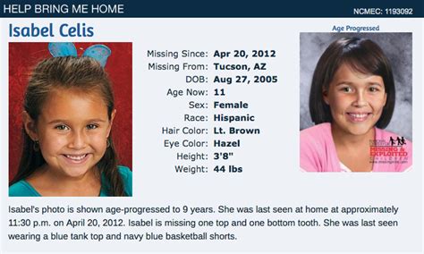 A 6 Year Old Arizona Girl Who Went Missing In 2012 Has Been Found Dead