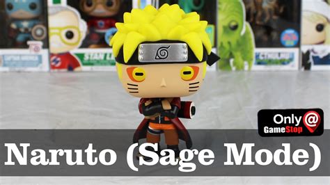 Naruto Sage Mode Gamestop Exclusive Funko Pop Unboxing Youtube