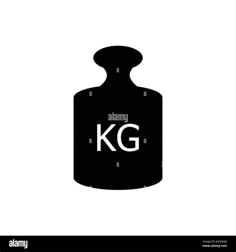 Weight 1 Kg Icon Flat Illustration Of Weight 1 Kg Vector Icon For Web