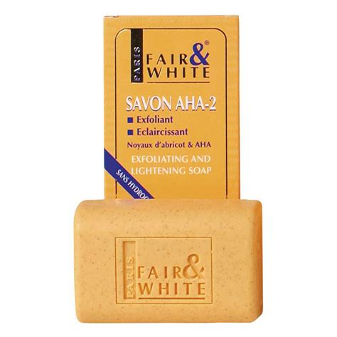 Fair And White Savon Aha 2 Exfoliating And Lightening Soap 200g