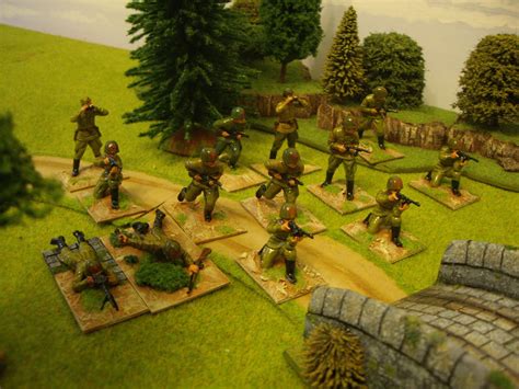 Wargaming With 54mm Toy Soldiers German And Soviet Ww2 Figures