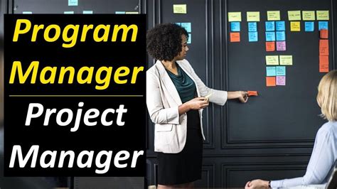 Difference Between A Program Manager And Project Manager Youtube