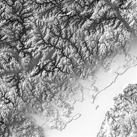 Maryland Elevation Map In 2022 Relief Map Elevation Map Landscape