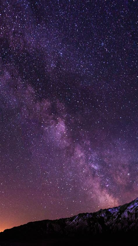 Milky Way Starry Sky Night 4k Ultra Hd Mobile Wallpaper