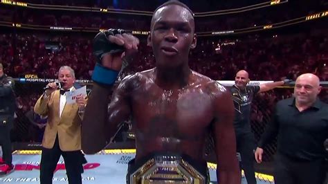 Israel Adesanya Octagon Interview Ufc Twitch Nude Videos And