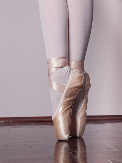 Dancer In Ballet Pointe Shoes Stock Image Image Of Closeup Ballerina
