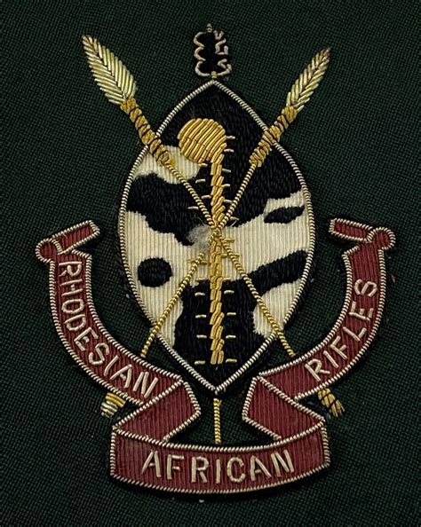 Rhodesian African Rifles Badge Time Militaria