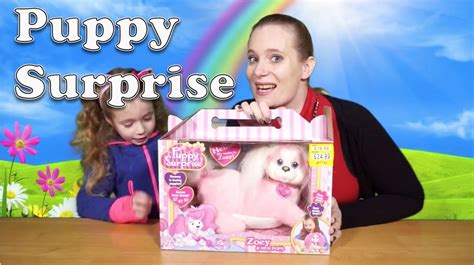 Puppy Surprise Opening Zoey Youtube