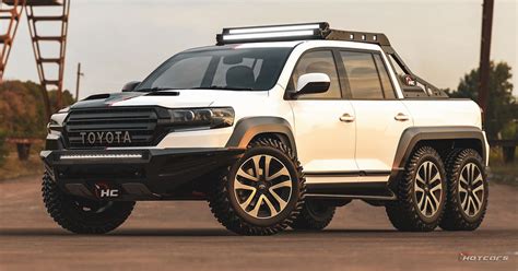 This Monster Toyota Land Cruiser 6x6 Pickup Truck Is Beyond Our Imagination
