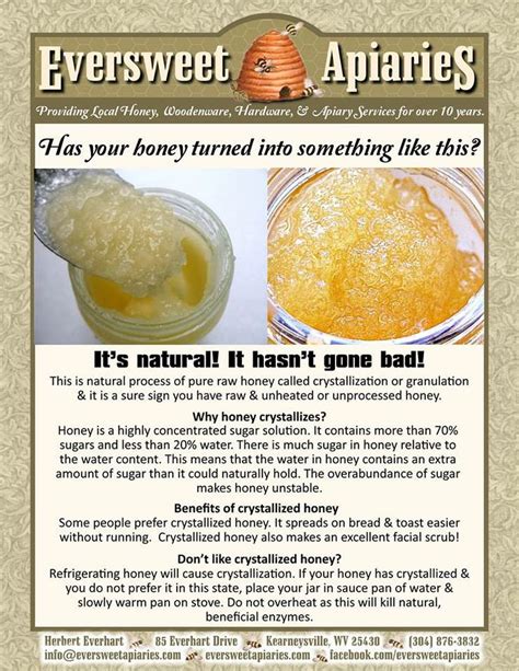 crystallized honey hasn t gone bad if you don t like it heat your glass jar gently in warm