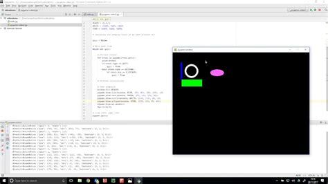 Learning Python 09 Drawing Shapes With Pygame Youtube