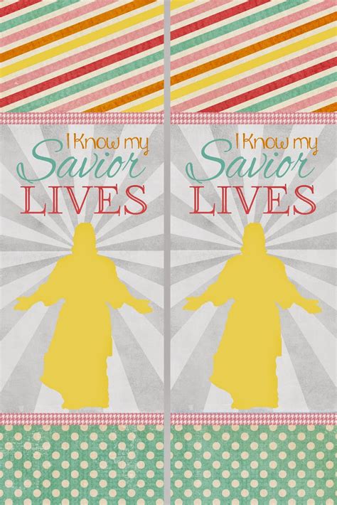 A Pocket Full Of Lds Prints 2015 Primary Theme Freebies I Know My