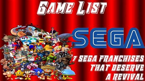 7 Sega Franchises That Deserve A Revival Youtube