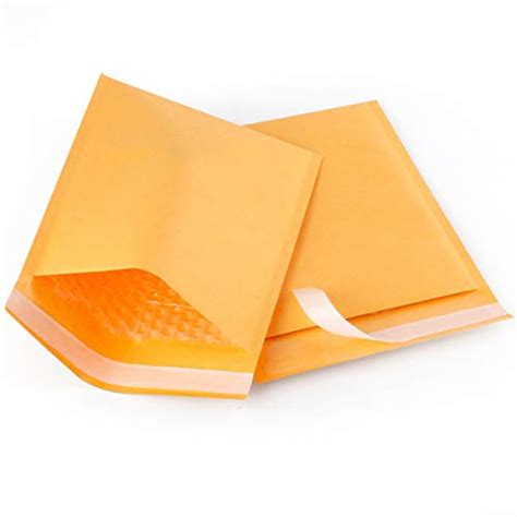 4x8 Inches Kraft Bubble Mailer Self Seal Bubble Shipping Envelopes 500 Pack