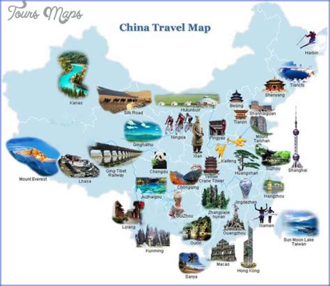 China Tourist Sites Map