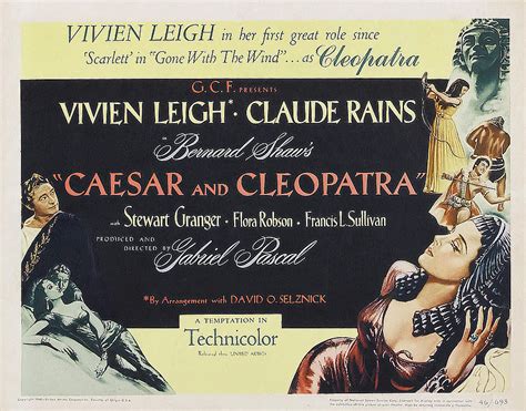 Caesar And Cleopatra 1945 Mixed Media By Stars On Art Pixels