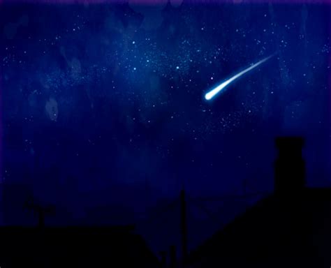 Night Sky Shooting Star Mega Wallpapers