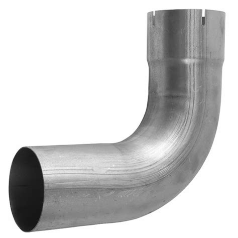 5 90 Degree Exhaust Elbow 18 X 18 Id Od 409 Stainless Steel L590 1818s4