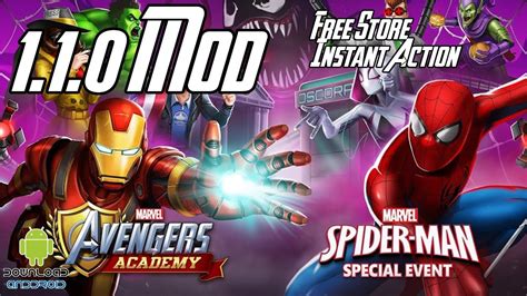 Marvel Avengers Academy 110 Mod Spiderman Event Free Store Free