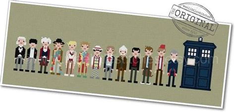 The Doctors The Original Pixel People Pdf Cross Stitch Etsy España