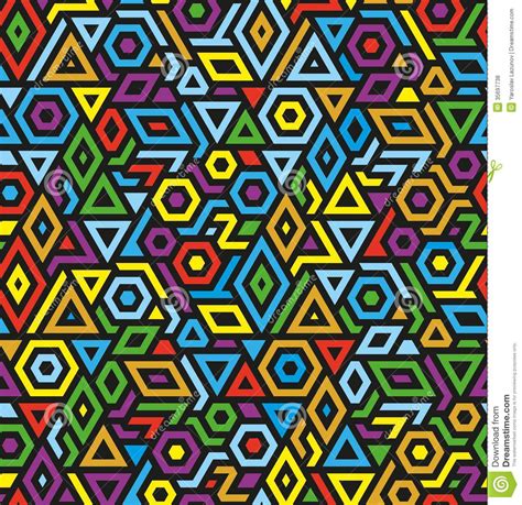 Download Seamless Geometric Vector Pattern Background Stock Vector ...