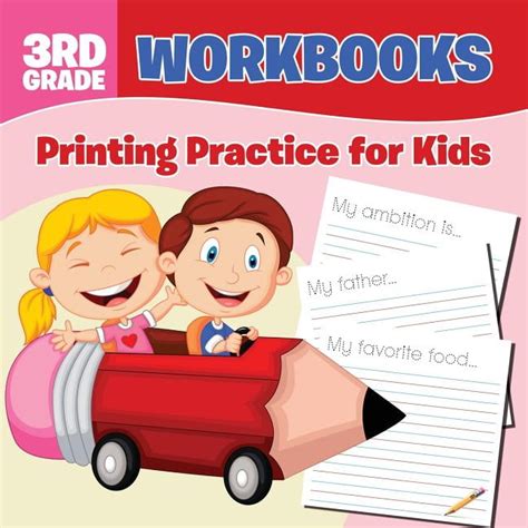 3rd Grade Workbooks Printing Practice For Kids Paperback Walmart