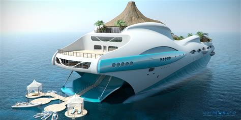 This Concept Envisions An Island Built Into A Luxury Yacht Autoevolution