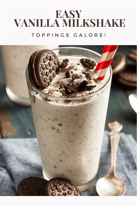 Easy Vanilla Milkshake Recipe To Satifsy The Cravings Or Just Indulge