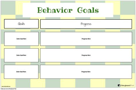 Behavior Chart Template — Behavior Chart Maker Storyboardthat