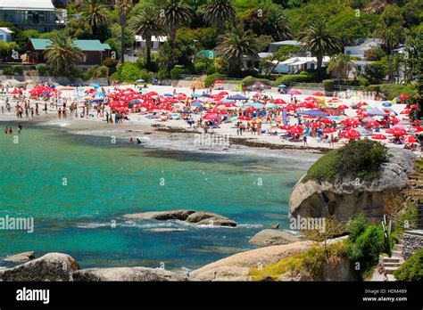 Cape Towns Clifton Fourth Beach On A Summers Day This Is One Of The