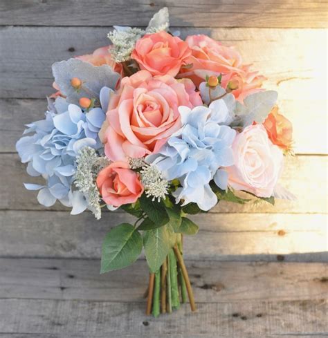 Coral Wedding Bouquet Wedding Flowers Bridal Bouquet Coral Roses