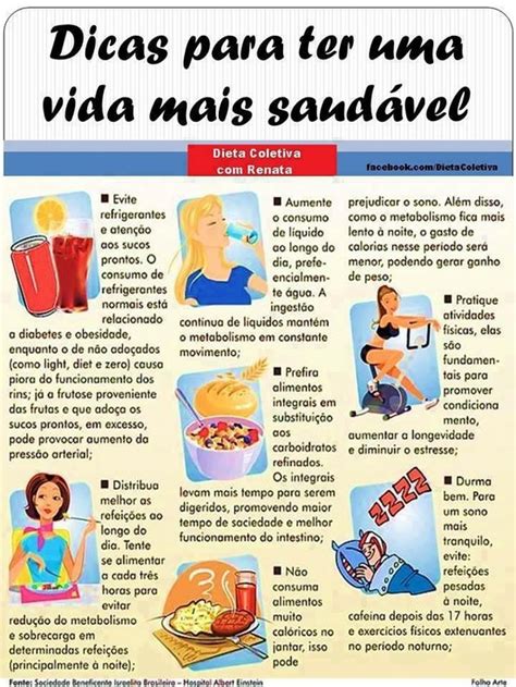 Dicas Para Ter Uma Vida Mais Saudável Dietas Saudaveis Dia Da Saúde