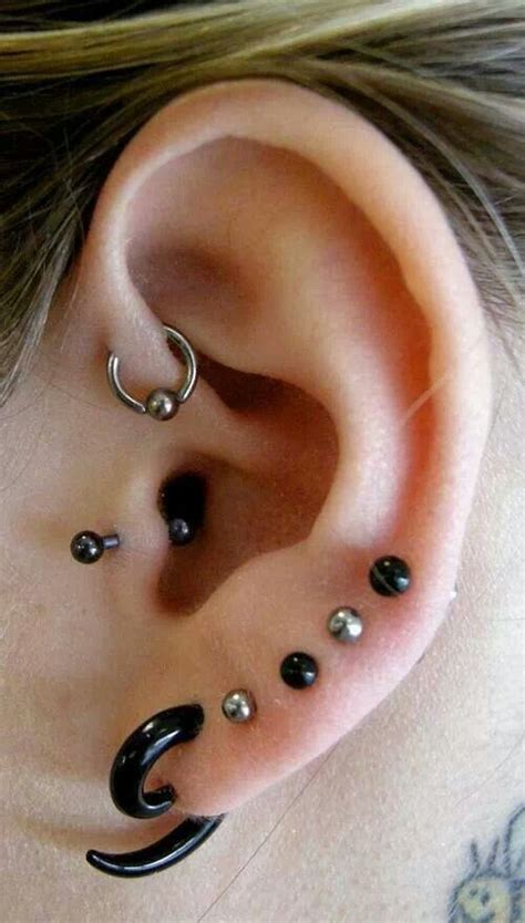 21 Forward Helix Piercing Examples With Piercing Guide 2020