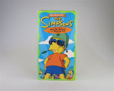 The Simpsons Vhs Tape The Best Of The Simpsons Volume Etsy